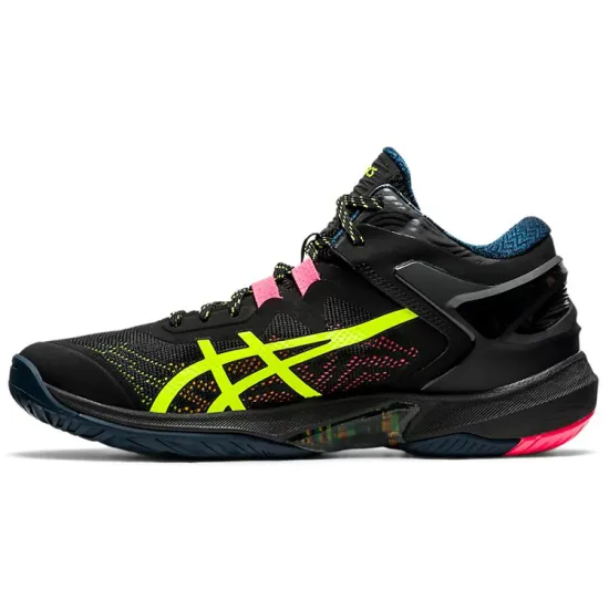 Asics Gel-Burst 25 Vintage Basketball Shoes Unisex Low-top Black/yellow/blue/red