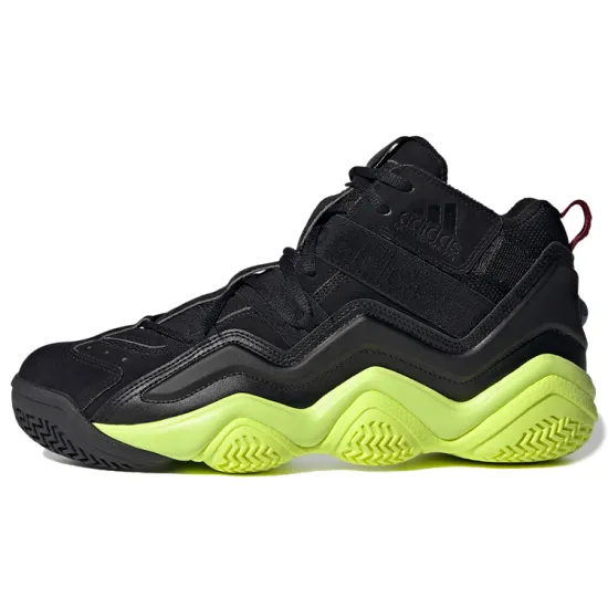 Adidas Originals Top Ten Vintage Basketball Shoes Men Mid-top Black/Green
