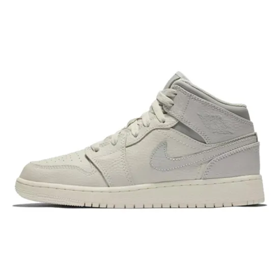 Jordan 1 Mid Light Bone/Wolf Grey