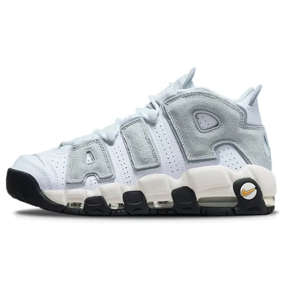Nike Air More Uptempo Air 'Wolf Grey Solar Flare'