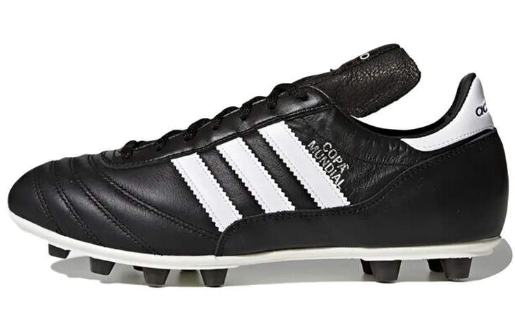 Adidas COPA MUNDIAL FG Firm Ground Cushioning Slip Resistant Abrasion Resistant Soccer Shoes Unisex Black