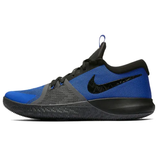 Nike Zoom Assersion Vintage Basketball Shoes Men Low-top Black/Blue