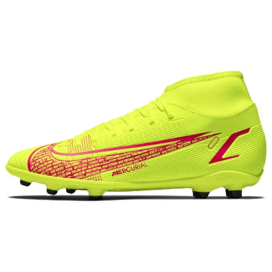 Nike Mercurial Superfly 8 Football Shoes Men Low-top Yellow/Red