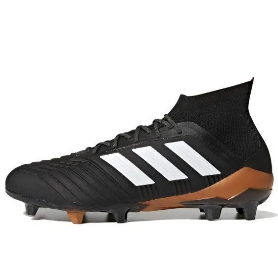 Adidas Predator 18.1 Football Shoes Men Mid-top White/Metallic Gold Coin/Black