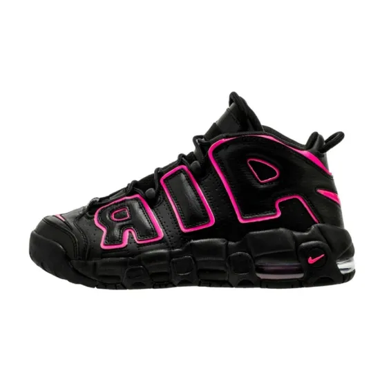 Nike Air More Uptempo Black Pink Blast GS