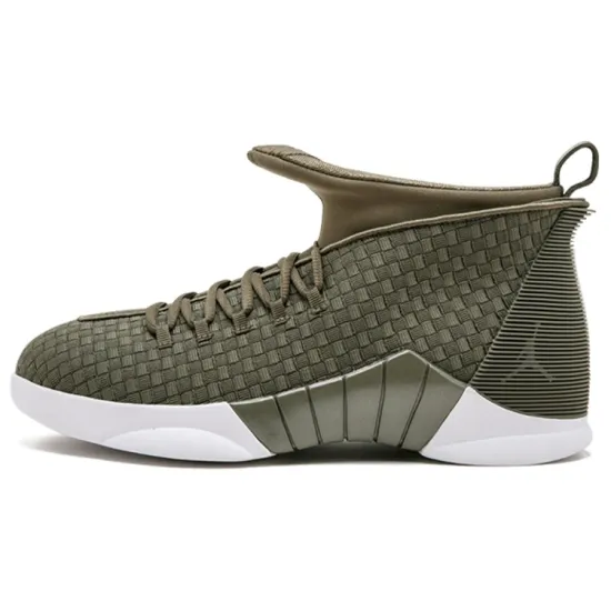Jordan 15 Retro PSNY Woven Olive