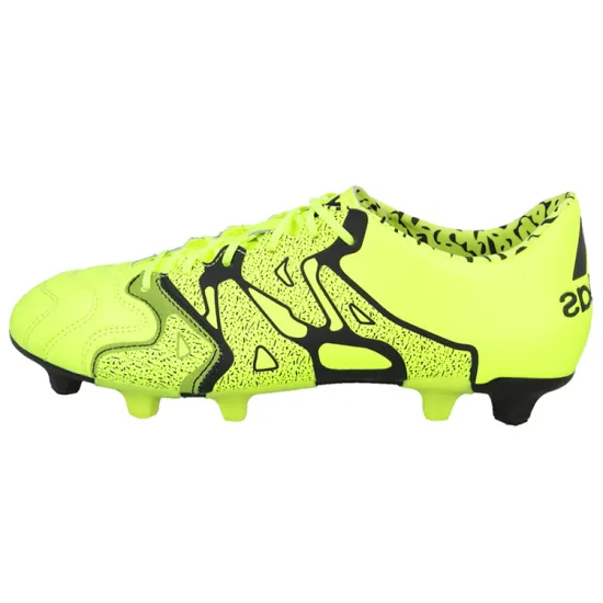 adidas X 15.1 SG Leather 'Solar Yellow Black'
