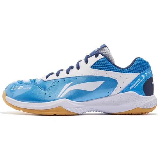 LINING Thunder Series Badminton Shoes Unisex Low-Top Interstellar Blue/Standard White