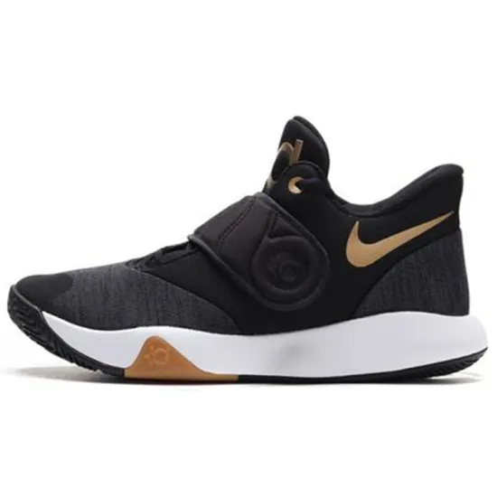 Nike Trey 5 Vintage Basketball Shoes Men Low-top Black/Gold/White/Gold