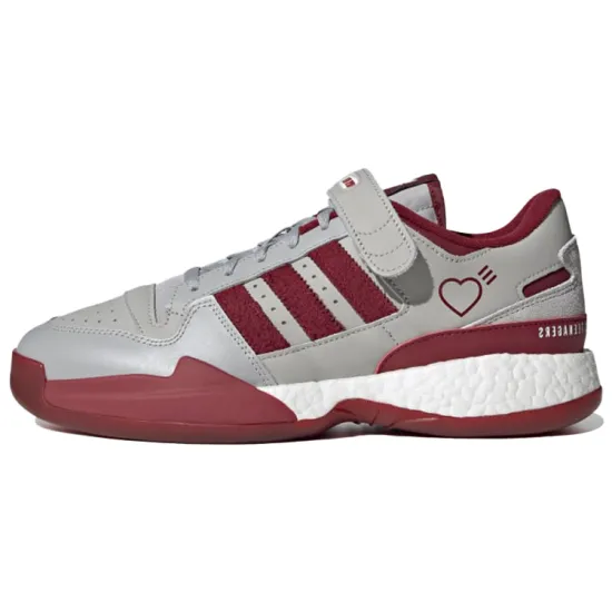 Adidas Forum Boost Low Human Made Grey Burgundy
