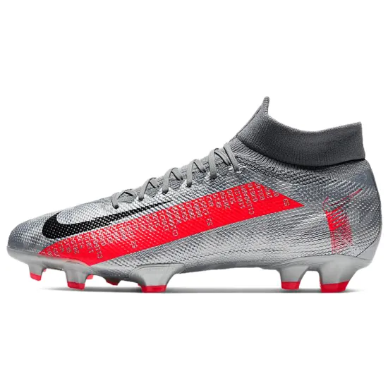 Nike Mercurial Superfly 7 Pro FG Metallic Grey Crimson