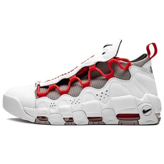 Nike Air More Money White Habanero Red Atmosphere Grey