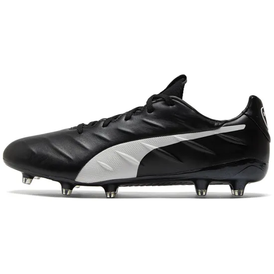 PUMA King Football Shoes Men Low-top Black/White