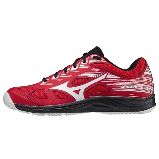Mizuno Blast Badminton Shoes Unisex Low-Top Red Black