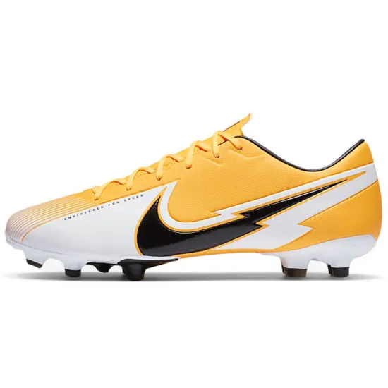 Nike Mercurial Vapor 13 Football Shoes Men Low-top White/Yellow