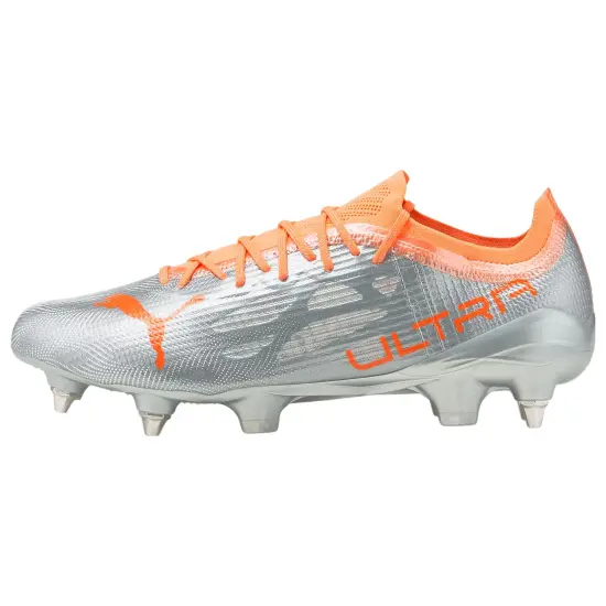PUMA Ultra 1.3 Football Shoes Men Low-top Silver/orange