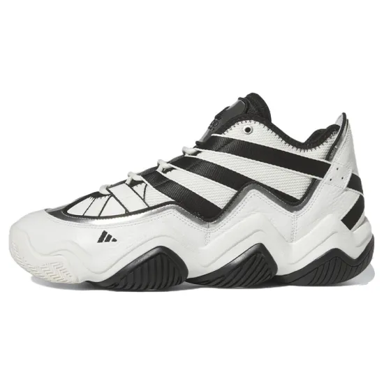 Adidas Top Ten 2010 Wide 'White Black Silver'