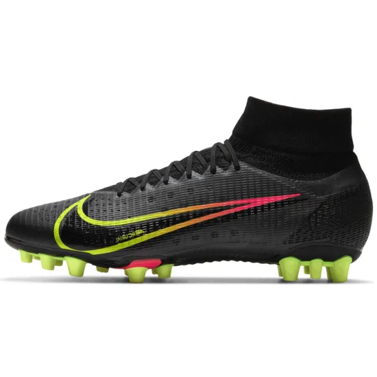 Nike Mercurial Superfly 8 Football Shoes Men Mid-top Black