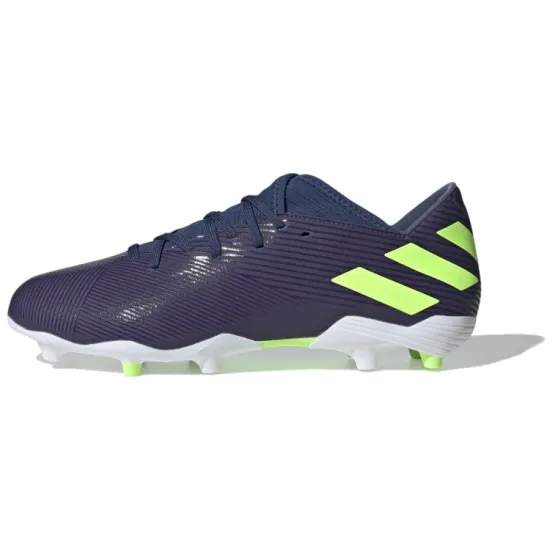 adidas Nemeziz Messi 19.3 Firm Ground Cleats 'Tech Indigo/Signal Green'