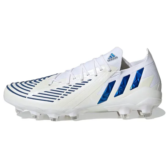 Adidas Predator Edge.1 Football Shoes Men Low-top White/Royal Blue