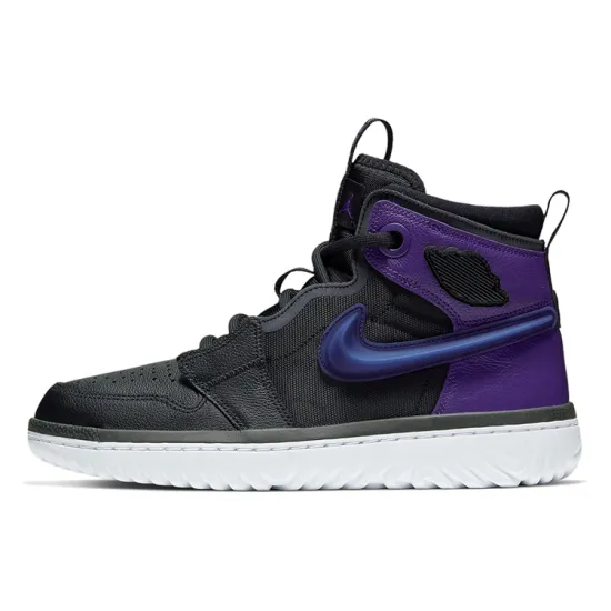 Jordan 1 High React Black Court Purple