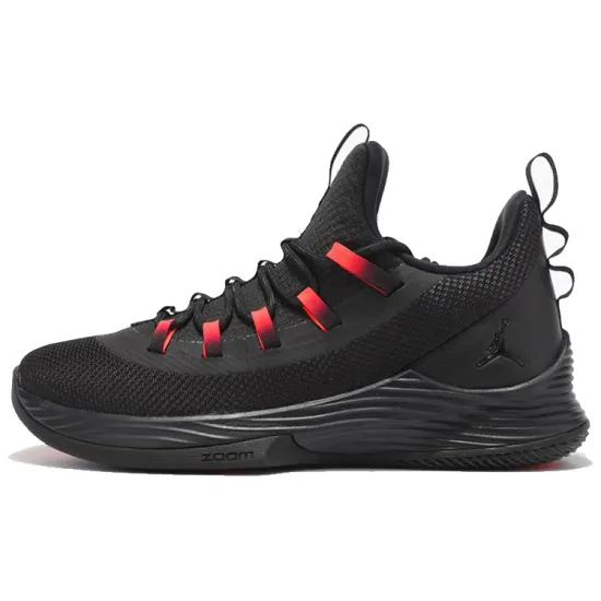Jordan Vintage Basketball Shoes Men Low-top Black