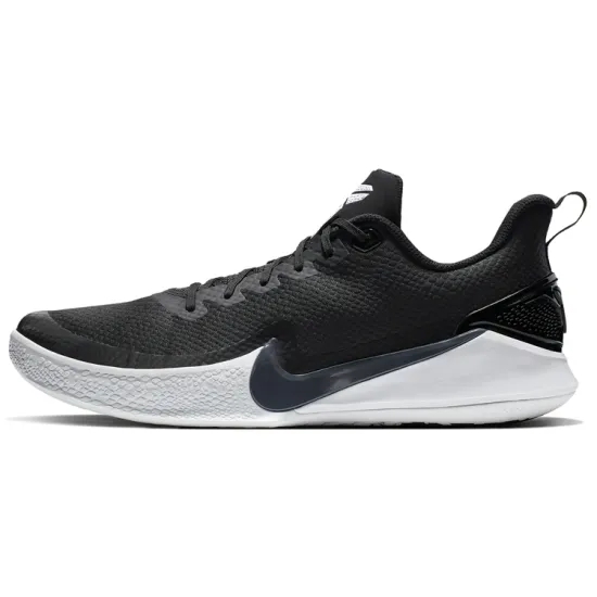 Nike Mamba Focus Kobe Cushioned Anti Slip And Wear Resistant Lightweight Low Top Vintage Basketball Shoes Unisex Black
