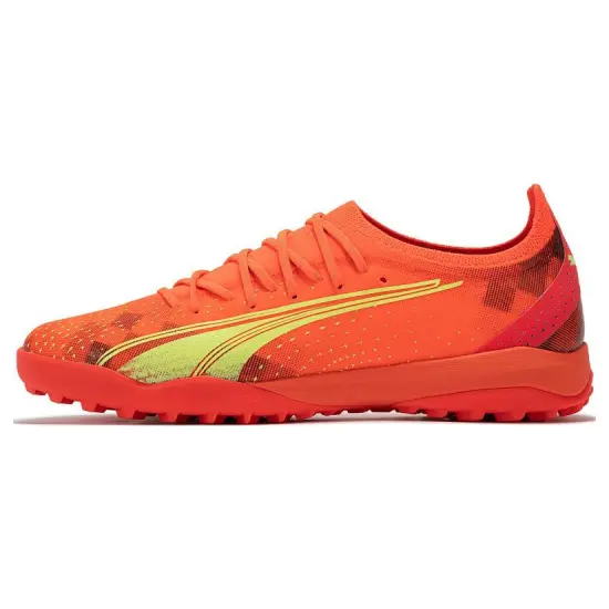 PUMA Ultra Ultimate Football Shoes Men Low-top Orange/Yellow