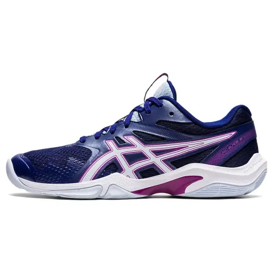 Asics Gel-Blade 8 Badminton Shoes Women's Low-top Blue/Purple