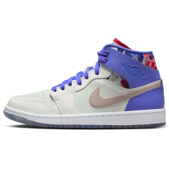 Jordan 1 Mid SE Valentine's Day Flowers Women's