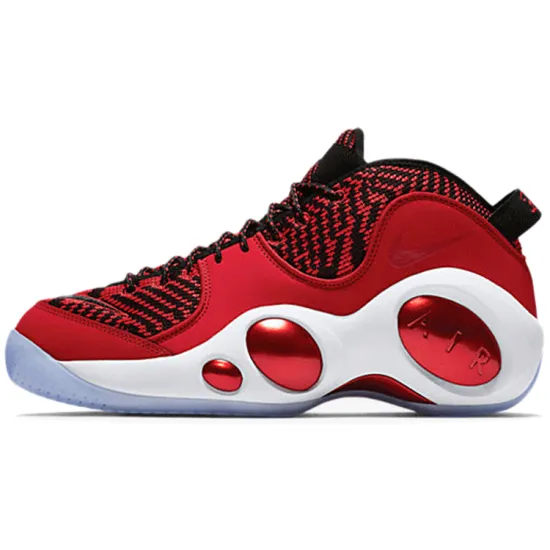 Nike Zoom Flight 95 Vintage Basketball Shoes Men Low-top Red/White/Black/Blue