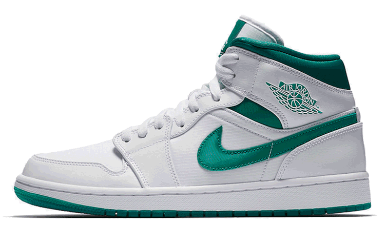 Jordan Air Jordan 1 Mid White Mystic Green