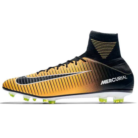 Nike MERCURIAL VELOCE 3 Football Shoes Men High-top Yellow/black