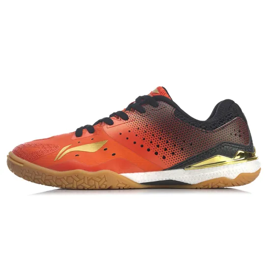 LINING National Team Professional Table Tennis Men's Shoes - Qilin | Red/Black
