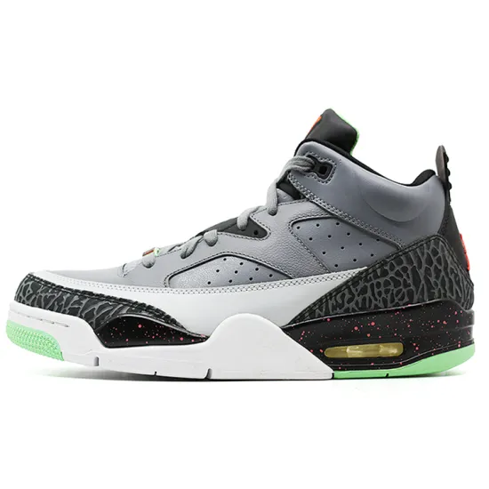 Jordan Son Of Mars Vintage Basketball Shoes Men High-top Gray
