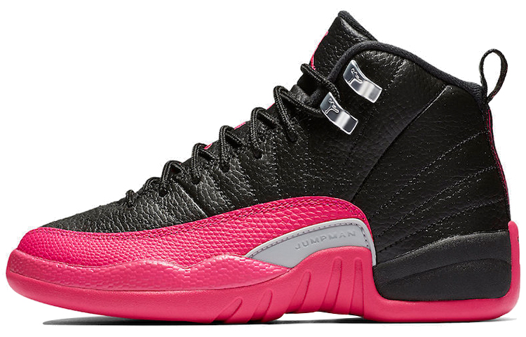 Jordan Air Jordan 12 Retro Black Deadly Pink GS