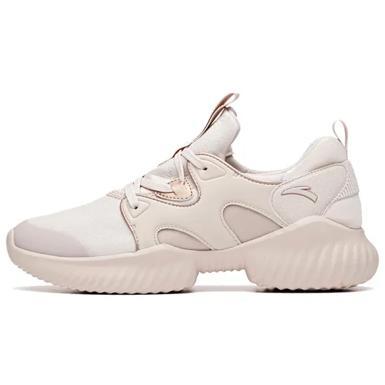 ANTA Training Shoes Women's Low-Top Lotus Grey/Rose Gold