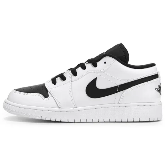 Jordan 1 Retro Low GS White Black