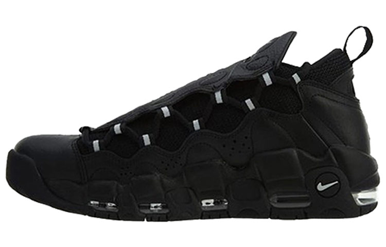 Nike Air More Money Black Metallic Silver