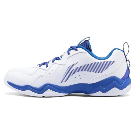LINING CS6 Badminton Shoes Unisex Low-Top White Blue