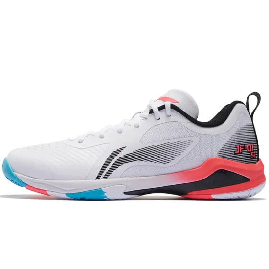 LINING Sprint SE Badminton Shoes Unisex Low-Top White Red/Blue