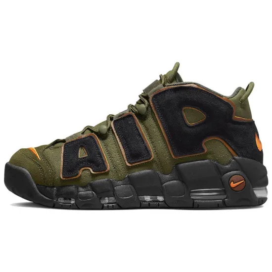 Nike Air More Uptempo 96 Cargo Khaki Alpha Orange