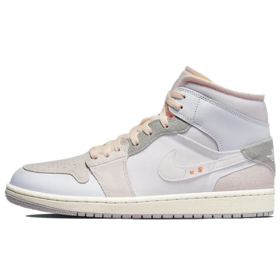 Jordan 1 Mid SE Craft Inside Out White Grey