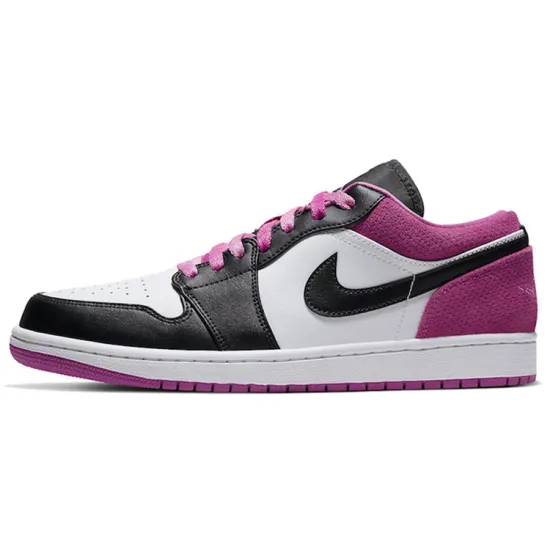 Jordan 1 Low Black Active Fuchsia