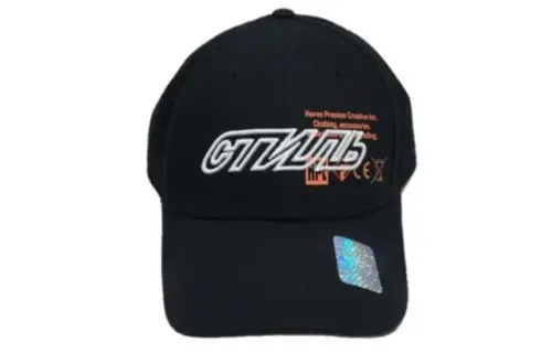 HERON PRESTON Cotton Baseball Caps Men's Black