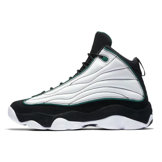 JORDAN Pro Strong White Black Green
