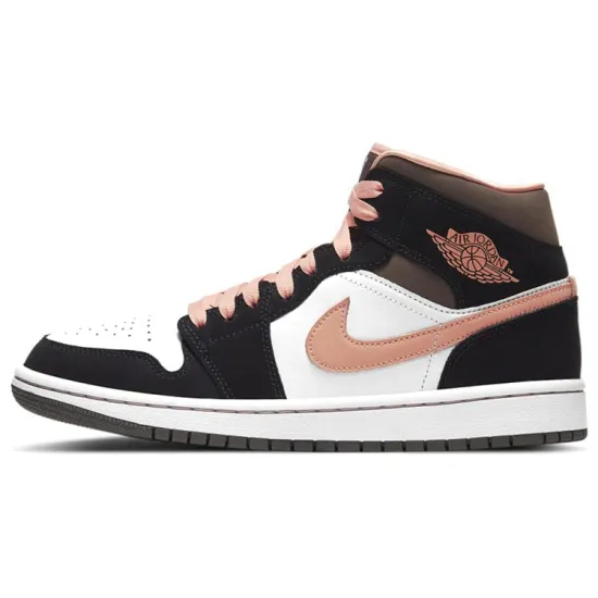 Jordan 1 Mid Peach Mocha Women's