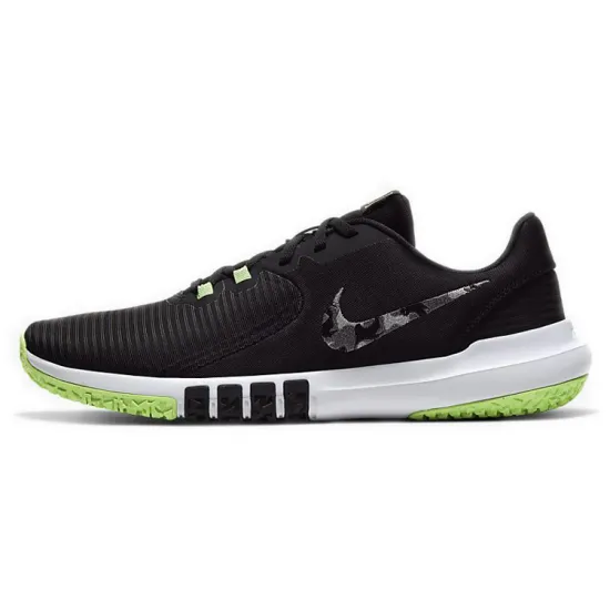 Nike Flex Control 4 Training Shoes Men Low-top Black/Green