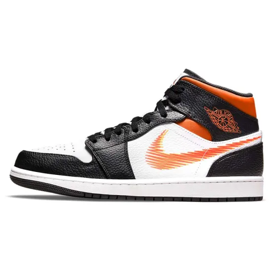 Jordan 1 Mid Zig Zag Swoosh