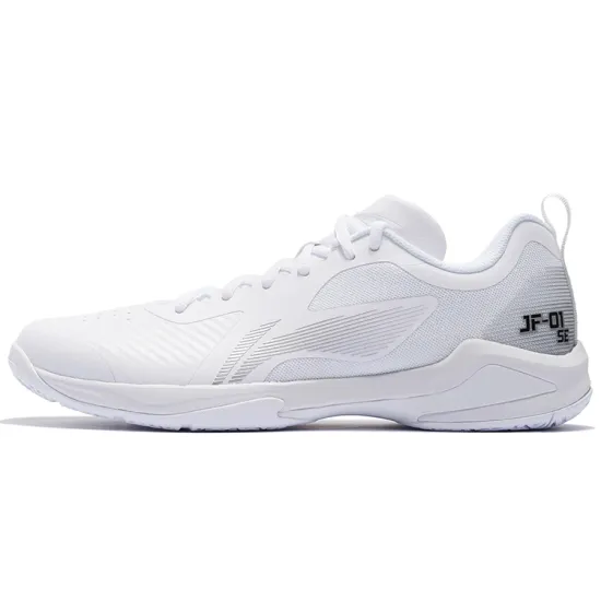 LiNing Sprint SE Cushioned Slip Resistant Abrasion Resistant Breathable Low Top Badminton Shoes Unisex White